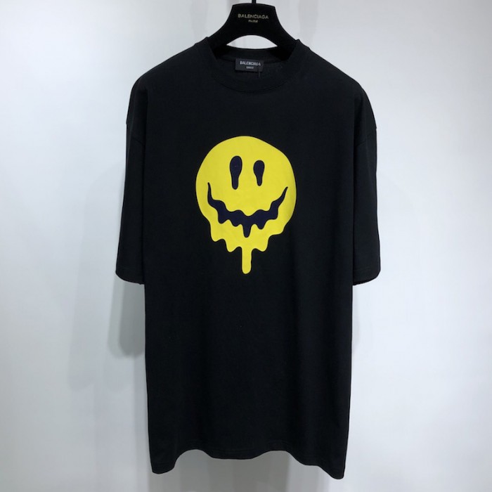 Ba*len*cia*ga drip peace large fit t-shirt black