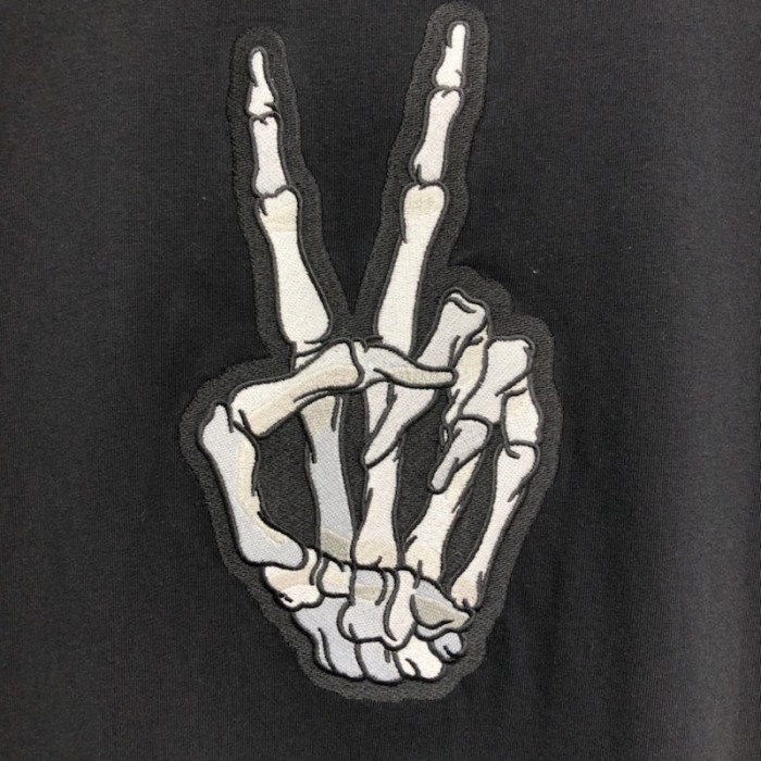 Ba*len*cia*ga drip peace large fit t-shirt black