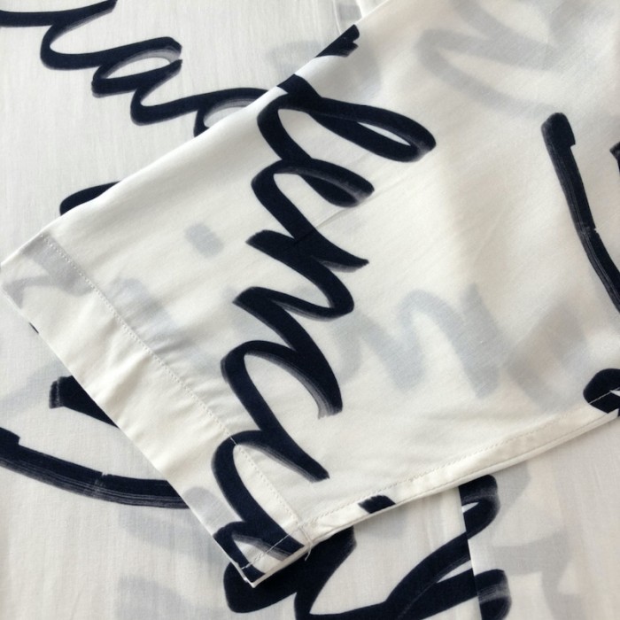 Ba*len*cia*ga hemd mit logo print white