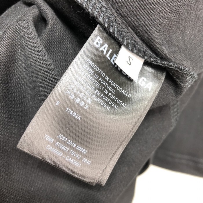 Ba*len*cia*ga lion s laurel large fit t-shirt black