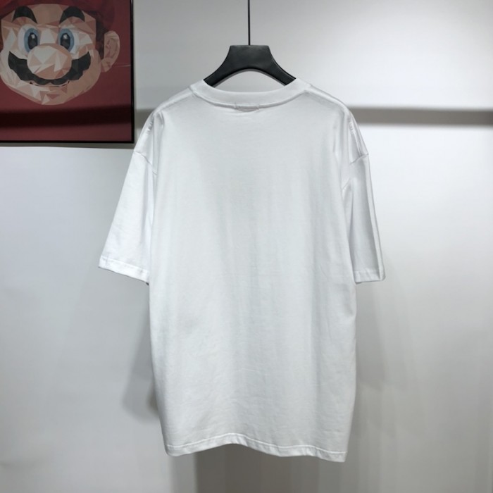 Ba*len*cia*ga lion s laurel large fit t-shirt white