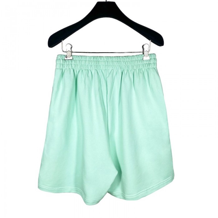 Ba*len*cia*ga logo medium fit short green