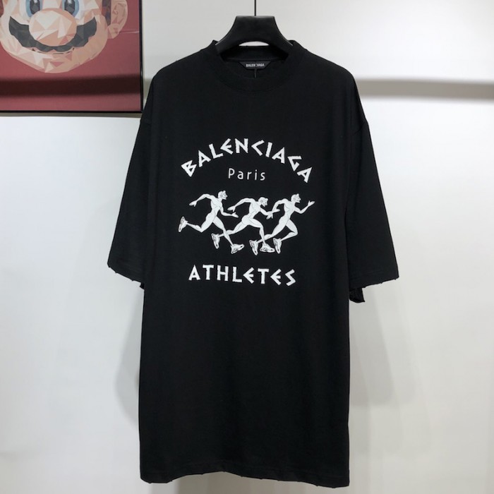 Ba*len*cia*ga marathon xl t shirt black
