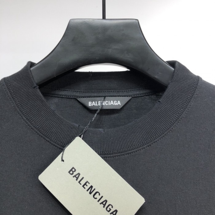 Ba*len*cia*ga marathon xl t shirt black