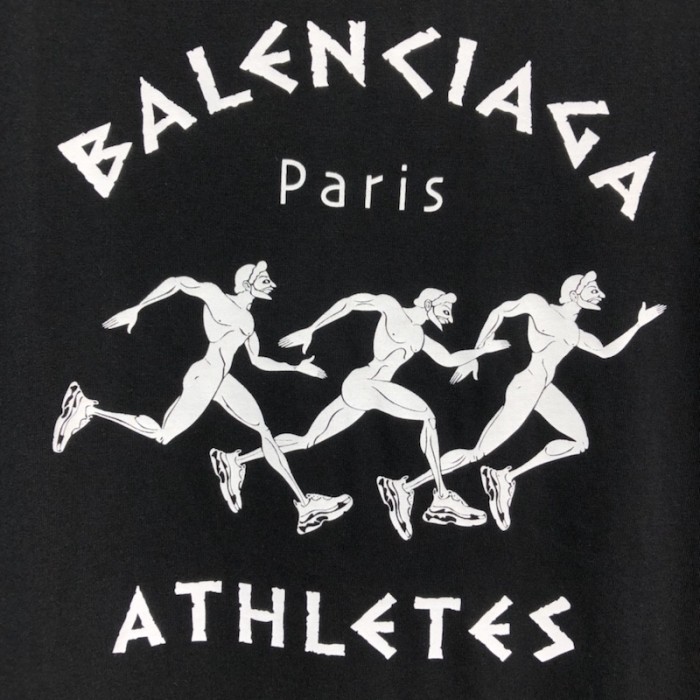 Ba*len*cia*ga marathon xl t shirt black
