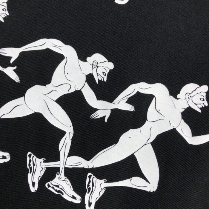 Ba*len*cia*ga marathon xl t shirt black