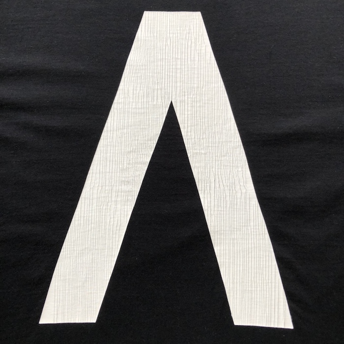 Ba*len*cia*ga music archive series connected long sleeve t-shirt oversized in black