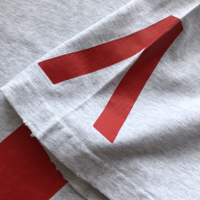 Ba*len*cia*ga music archive series connected t-shirt oversized in grey