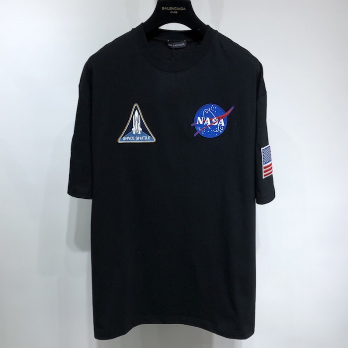 Ba*len*cia*ga x nasa oversize t shirt black