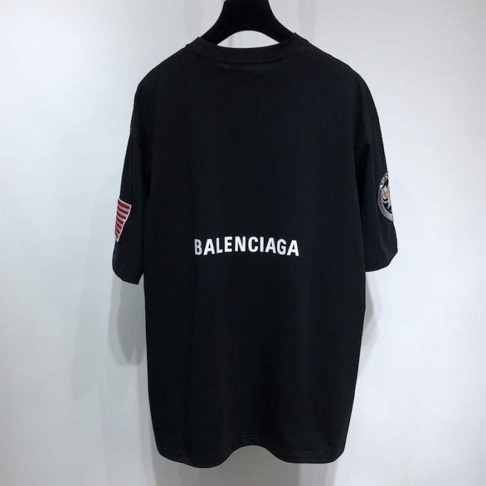 Ba*len*cia*ga x nasa oversize t shirt black