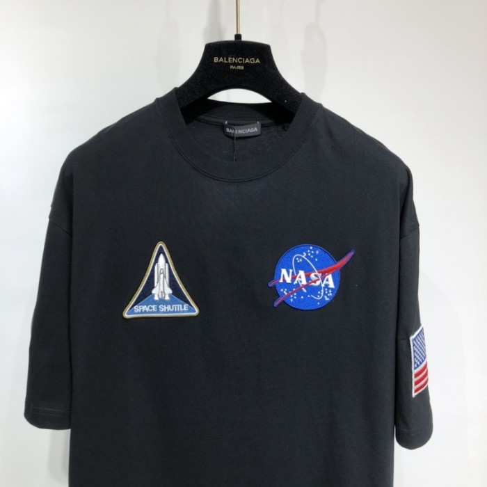 Ba*len*cia*ga x nasa oversize t shirt black