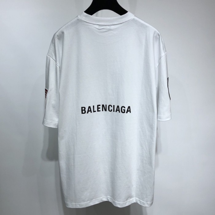 Ba*len*cia*ga x nasa oversize t shirt white