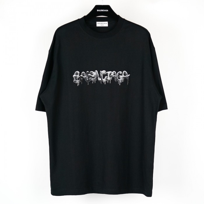 Ba*len*cia*ga slime t-shirt medium fit in black