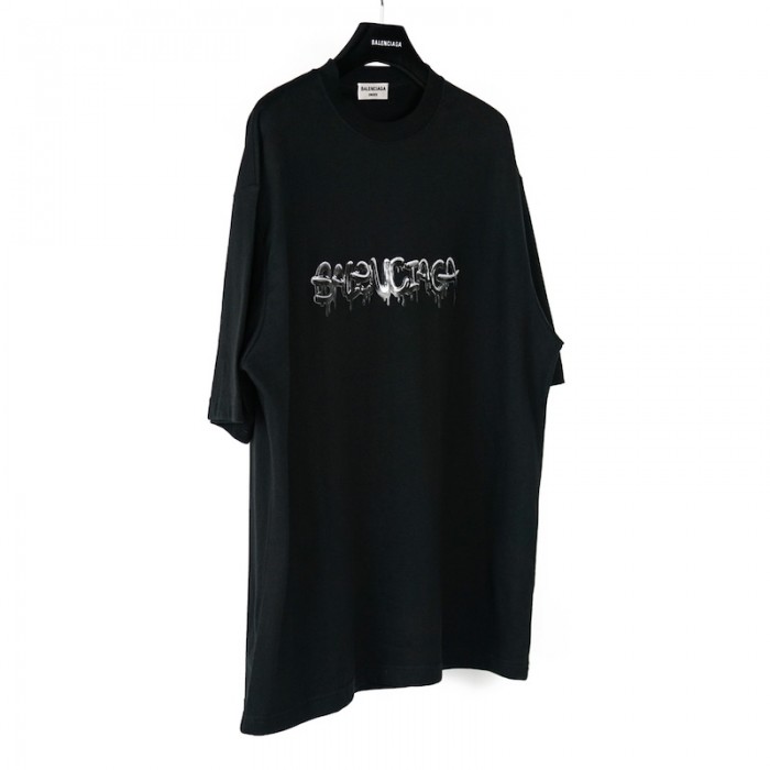 Ba*len*cia*ga slime t-shirt medium fit in black