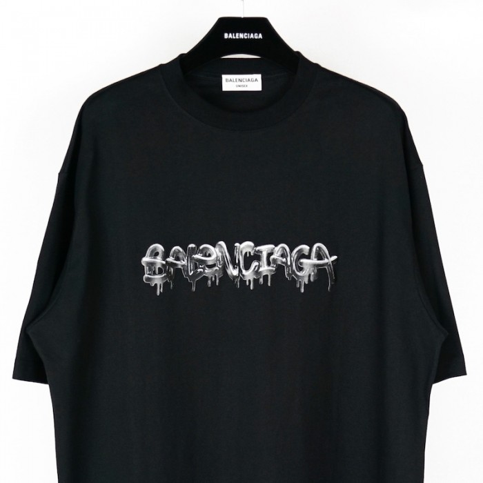 Ba*len*cia*ga slime t-shirt medium fit in black