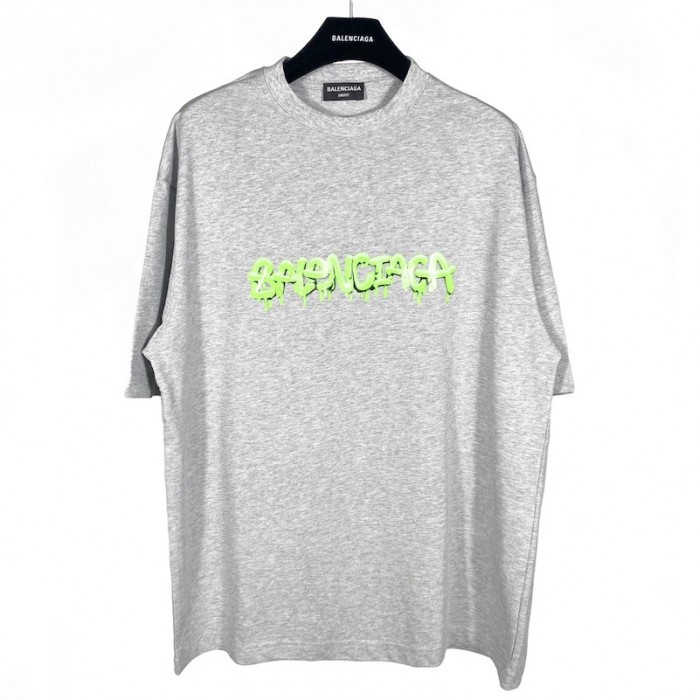 Ba*len*cia*ga slime t-shirt medium fit in grey