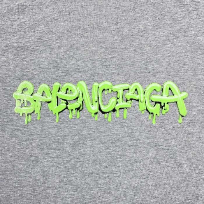 Ba*len*cia*ga slime t-shirt medium fit in grey
