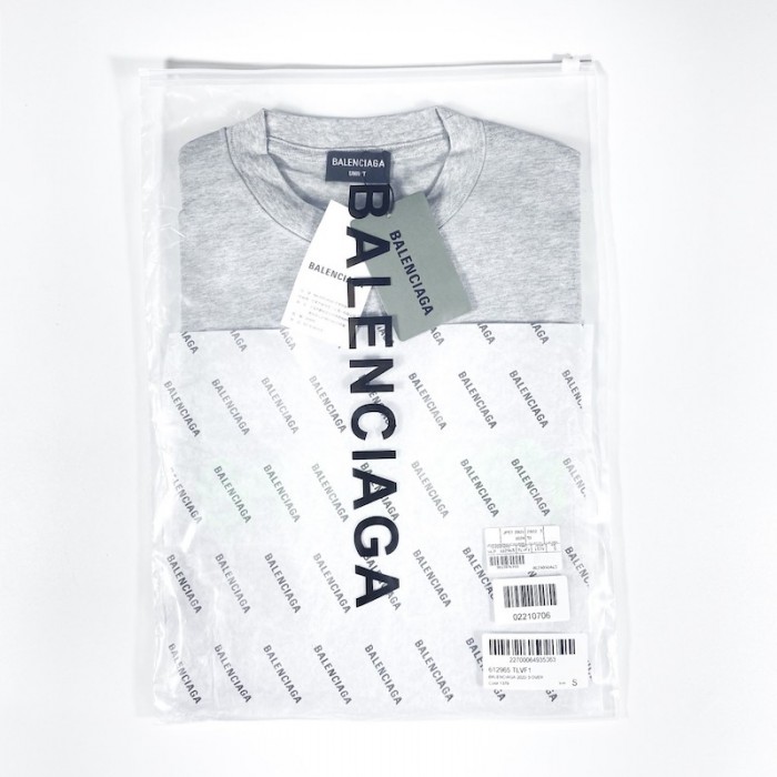 Ba*len*cia*ga slime t-shirt medium fit in grey