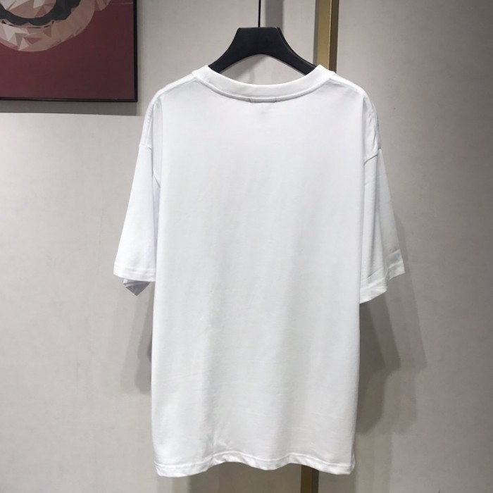 Ba*len*cia*ga oversized small logo t-shirt white
