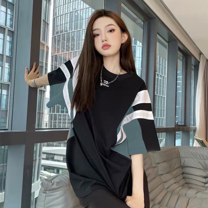 Ba*len*cia*ga sporty b tracksuit t-shirt in blue