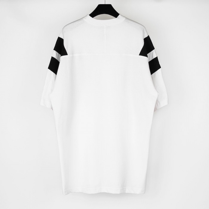 Ba*len*cia*ga sporty b tracksuit t-shirt in white