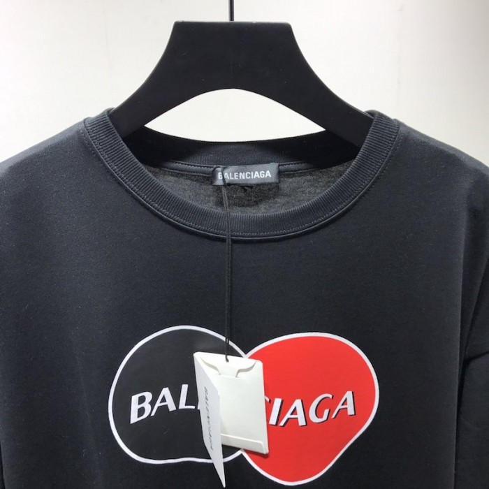 Ba*len*cia*ga uniform large fit t-shirt black