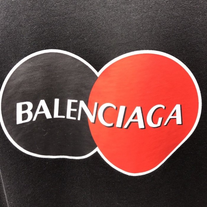 Ba*len*cia*ga uniform large fit t-shirt black