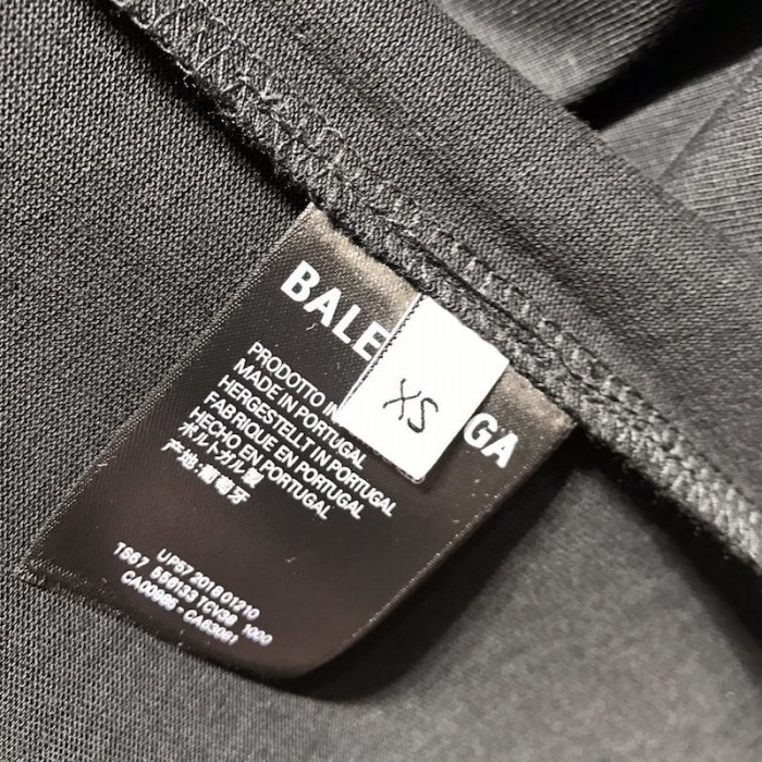 Ba*len*cia*ga uniform large fit t-shirt black