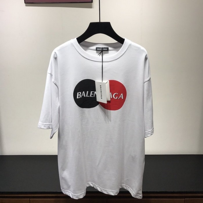 Ba*len*cia*ga uniform large fit t-shirt white