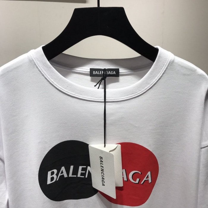 Ba*len*cia*ga uniform large fit t-shirt white