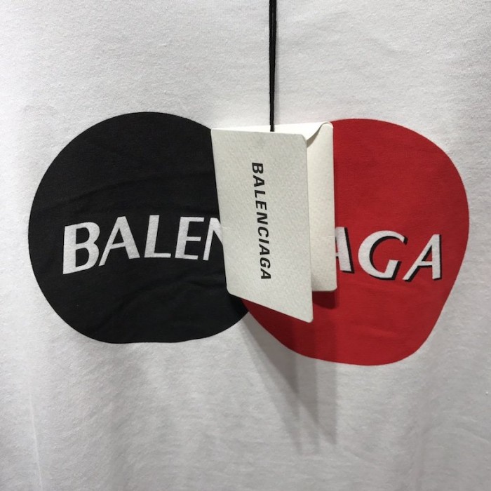 Ba*len*cia*ga uniform large fit t-shirt white