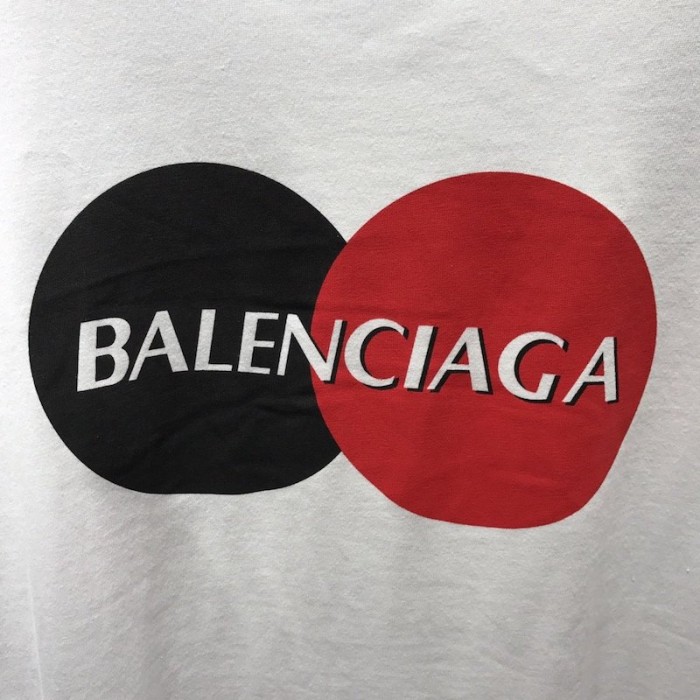 Ba*len*cia*ga uniform large fit t-shirt white