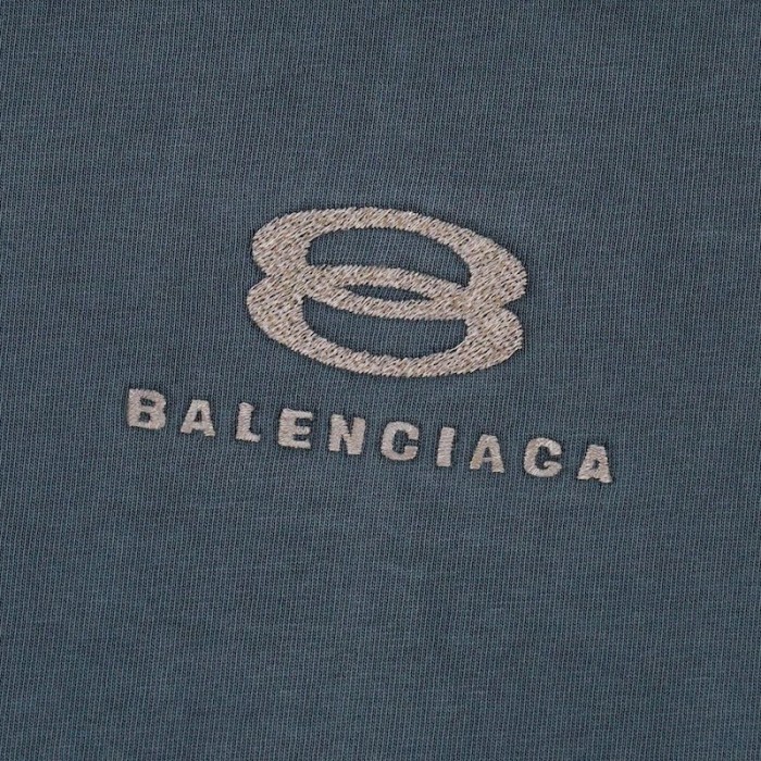 Ba*len*cia*ga unity t-shirt large fit in navy