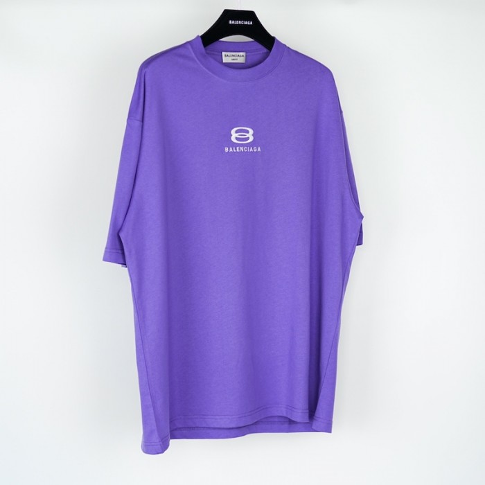 Ba*len*cia*ga unity t-shirt large fit in purple
