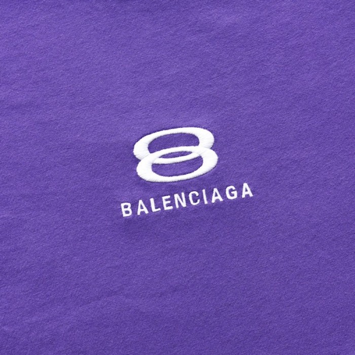 Ba*len*cia*ga unity t-shirt large fit in purple