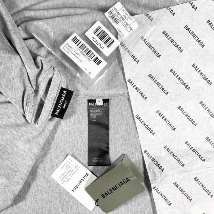 Ba*len*cia*ga cities paris t-shirt medium fit in grey