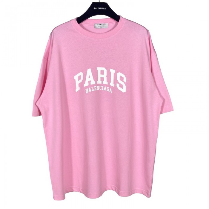 Ba*len*cia*ga cities paris t-shirt medium fit in pink