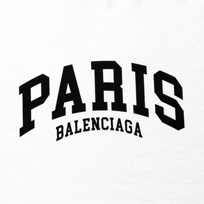 Ba*len*cia*ga cities paris t-shirt medium fit in white