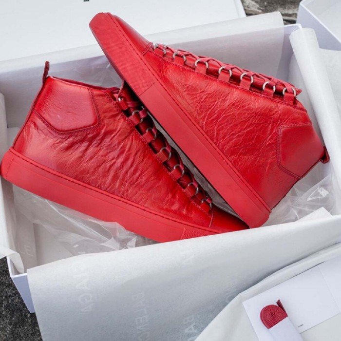Ba*len*cia*ga arena high sneakers red