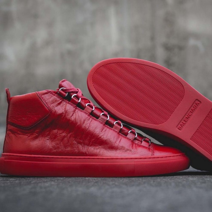 Ba*len*cia*ga arena high sneakers red