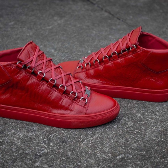 Ba*len*cia*ga arena high sneakers red