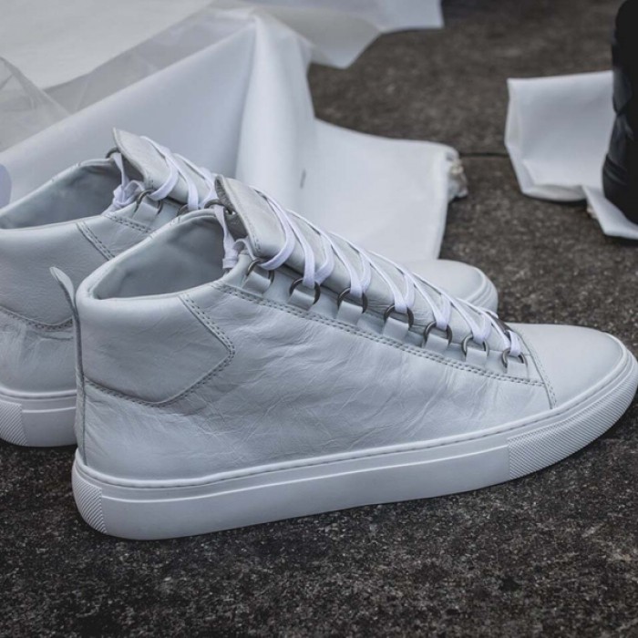 Ba*len*cia*ga arena high sneakers white