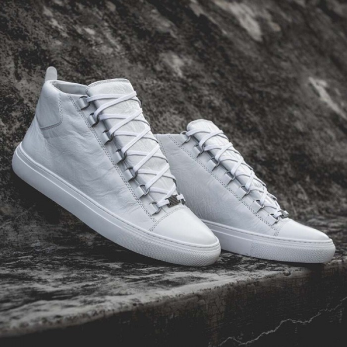 Ba*len*cia*ga arena high sneakers white