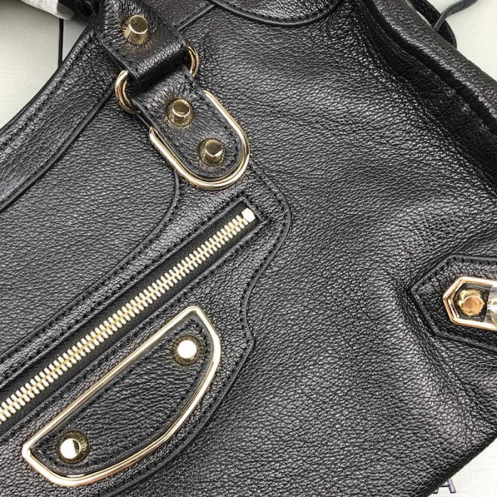 Ba*len*cia*ga classic city shoulder bag black/gold