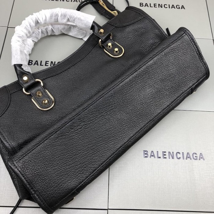 Ba*len*cia*ga classic city shoulder bag black/gold
