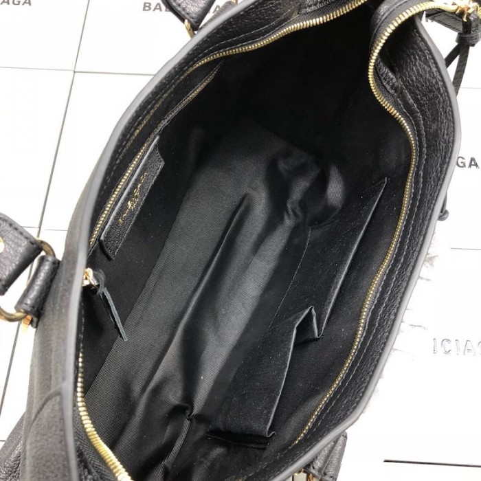 Ba*len*cia*ga classic city shoulder bag black/gold