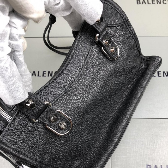 Ba*len*cia*ga classic city shoulder bag black/silver