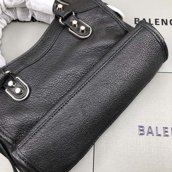 Ba*len*cia*ga classic city shoulder bag black/silver