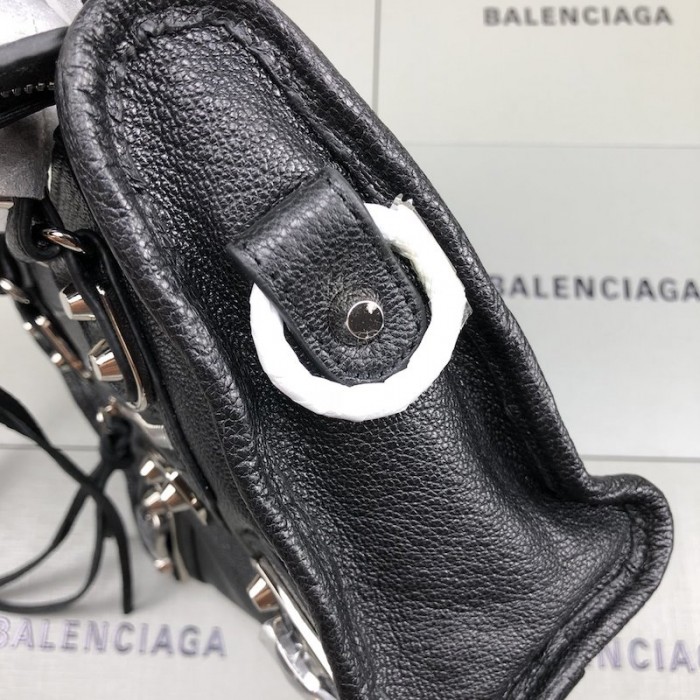 Ba*len*cia*ga classic city shoulder bag black/silver