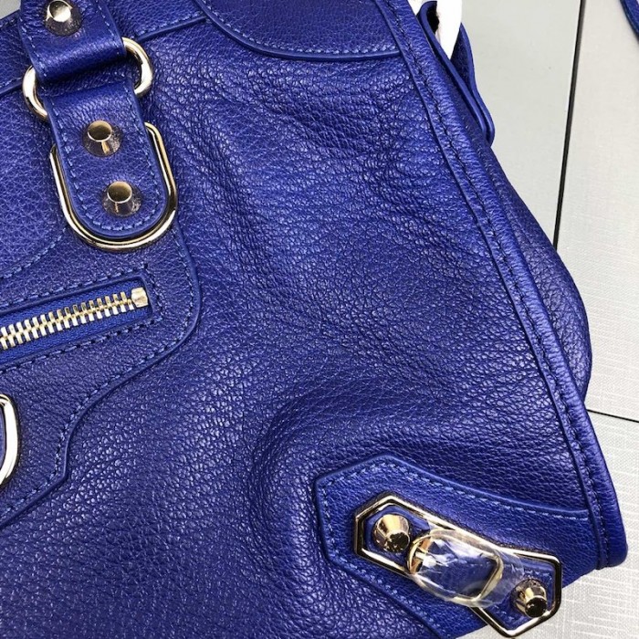 Ba*len*cia*ga classic city shoulder bag electric blue